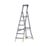 Werner Aluminium 2.04m 6 Step Swingback Platform Step Ladder