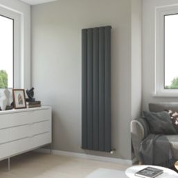 Ximax James 1800mm x 470mm 3526BTU Anthracite Vertical Designer Radiator