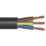 Time 2183Y Black 3-Core 0.75mm² Flexible Cable 10m Coil