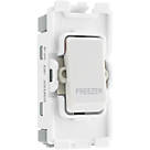 British General Nexus 800 Grid 20A Grid DP Freezer Switch White
