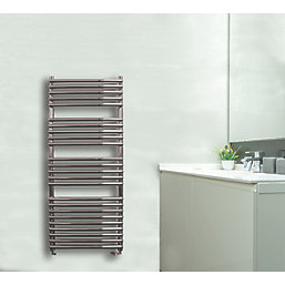 Towelrads Iridio Designer Towel Radiator 1200mm x 500mm Chrome 1419BTU