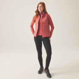 Regatta Marizion Womens Bodywarmer Mineral / Rumba Red Size 20