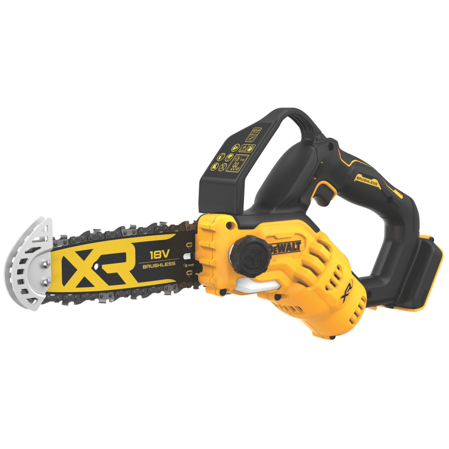 DEWALT DCMPS520N-XJ 18V Li-Ion XR Brushless Cordless 20cm Pruning Chainsaw - Bare (341YW)