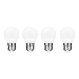 Essentials  E27 Mini Globe LED Light Bulb  250lm 2.2W 4 Pack