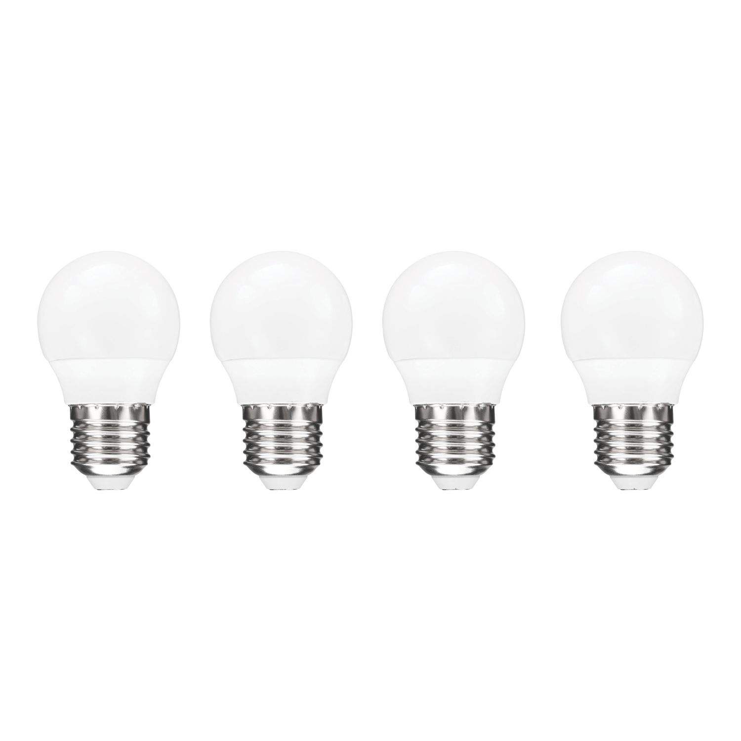 Essentials E27 Mini Globe LED Light Bulb 250lm 25W 4 Pack (341YY)