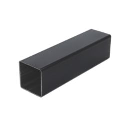 FloPlast  Square Downpipes Black 65mm x 2.5m 6 Pack