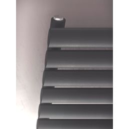 Ximax Fortuna 584mm x 1200mm 2587BTU Anthracite Horizontal Designer Radiator