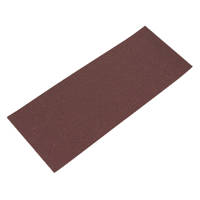 Flexovit   ⅓ Sanding Sheets Unpunched 230 x 93mm 80 Grit 10 Pack