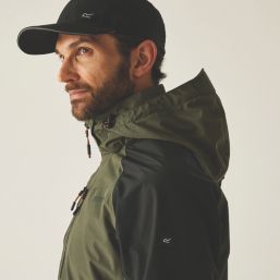 Regatta Calderdale VI Waterproof & Breathable Jacket Olive Night / Black X Large Size 51.5" Chest