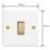Varilight  10A 1-Gang 2-Way Light Switch  Chalk White