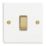 Varilight  10A 1-Gang 2-Way Light Switch  Chalk White