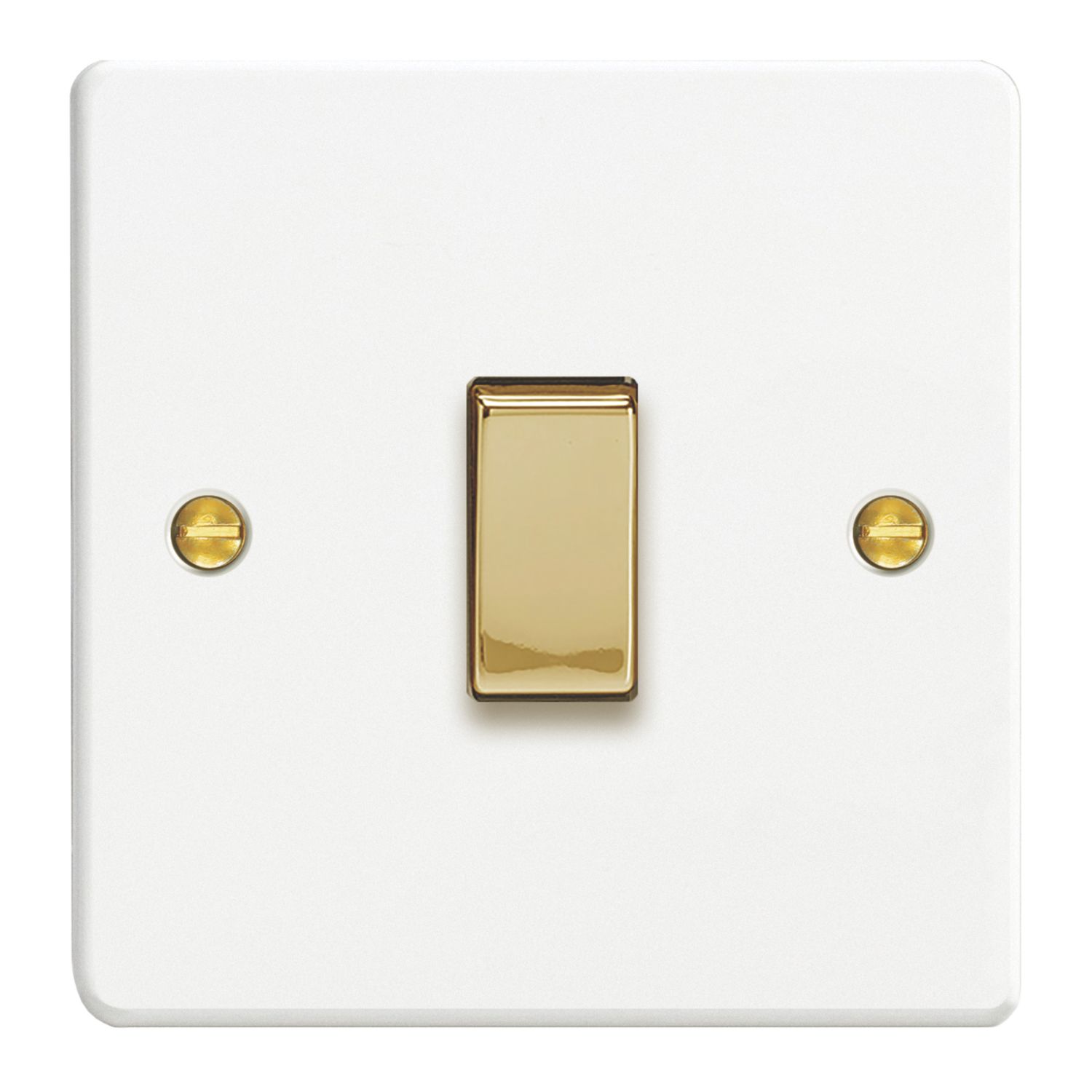 Varilight 10A 1-Gang 2-Way Light Switch Chalk White (342EC)