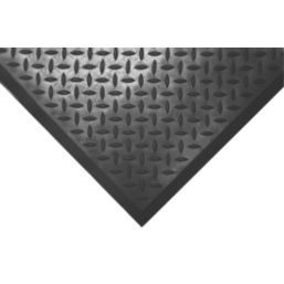 COBA Comfort-Lok Anti-Fatigue Floor Mat Black 0.8m x 0.7m x 12.5mm
