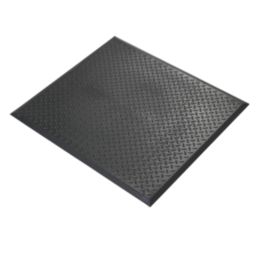 COBA Comfort-Lok Anti-Fatigue Floor Mat Black 0.8m x 0.7m x 12.5mm
