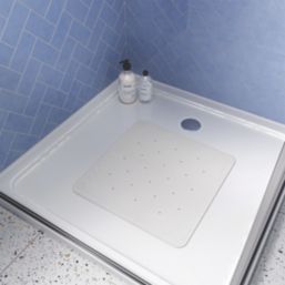 Croydex Rubagrip Shower Mat White 530mm x 530mm