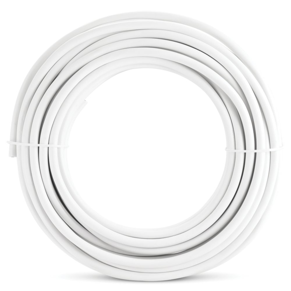 10 M Elektrokabel Weiß, 3183Y, 3x1,5 Mm², 15A/240V – BASEC Zertifiziert, Rund & Flexibel