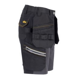 Site Kilani Womens Shorts Black/Grey Size 12