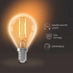 Calex  E14 P45 LED Light Bulb Clear 250lm 3.5W