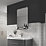 Sensio Harbour Rectangular Illuminated Bathroom Mirror & Shelf With 3276lm LED Light 500mm x 790mm