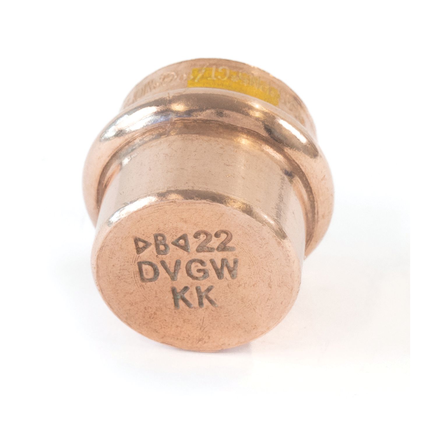 Conex Banninger B Press Gas Copper Press-Fit Stop Ends 22mm 10 Pack (342TA)
