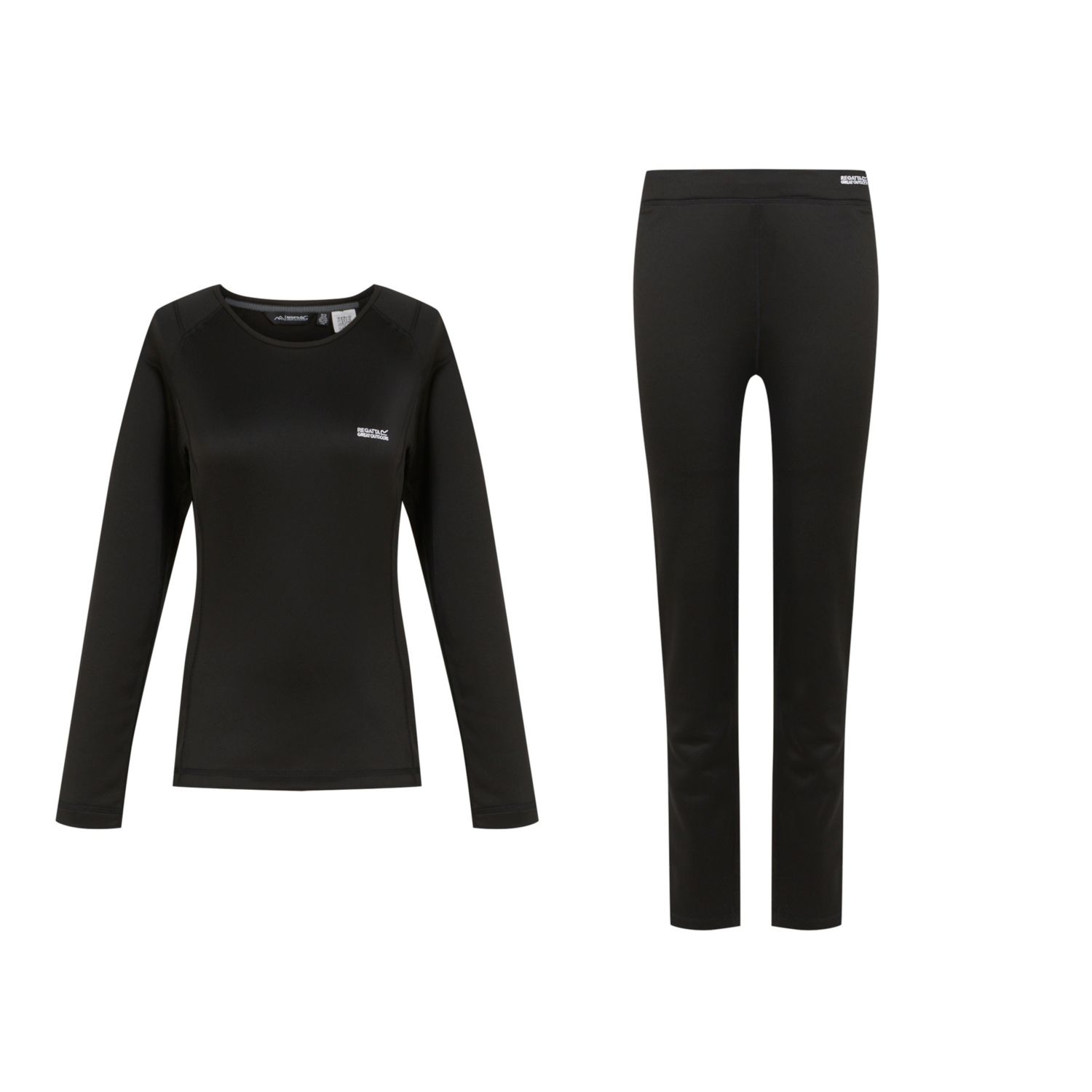 Regatta Womens Thermal Baselayer Set Black Size 20 (342VM)