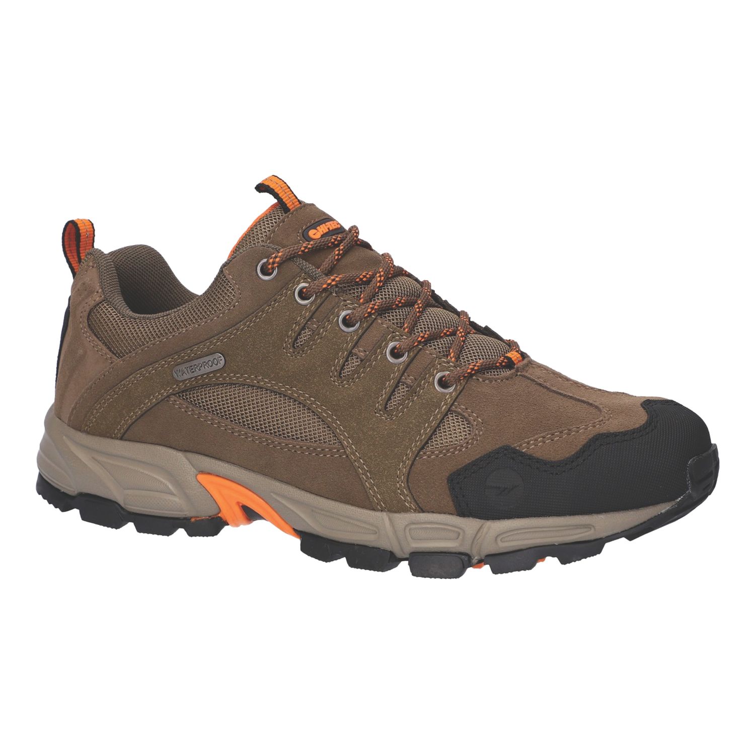 Hi-Tec Auckland Lite Size 7 Brown Waterproof Non Safety Trainers (342YG)