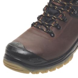 DEWALT  Size 7  Brown Waterproof Steel Toe Cap Safety Boots