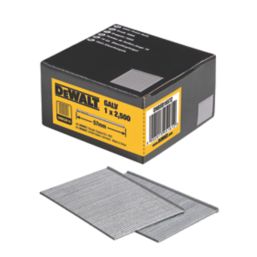DeWalt Galvanised Straight Finish Nails 16ga x 57mm 2500 Pack
