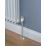 Drayton TRV4 15mm x 1/2" White/Chrome Angled & L/S Designer Thermostatic Radiator Valve & Lockshield