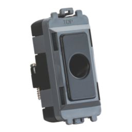 Knightsbridge GDM012MB 0A Grid Flex Outlet Matt Black