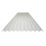 Radmat Building Materials  Corrugated Polyester Roof Sheet Clear 2000mm x 0.7mm x 950mm 5 Pack