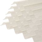Radmat Building Materials  Corrugated Polyester Roof Sheet Clear 2000mm x 0.7mm x 950mm 5 Pack
