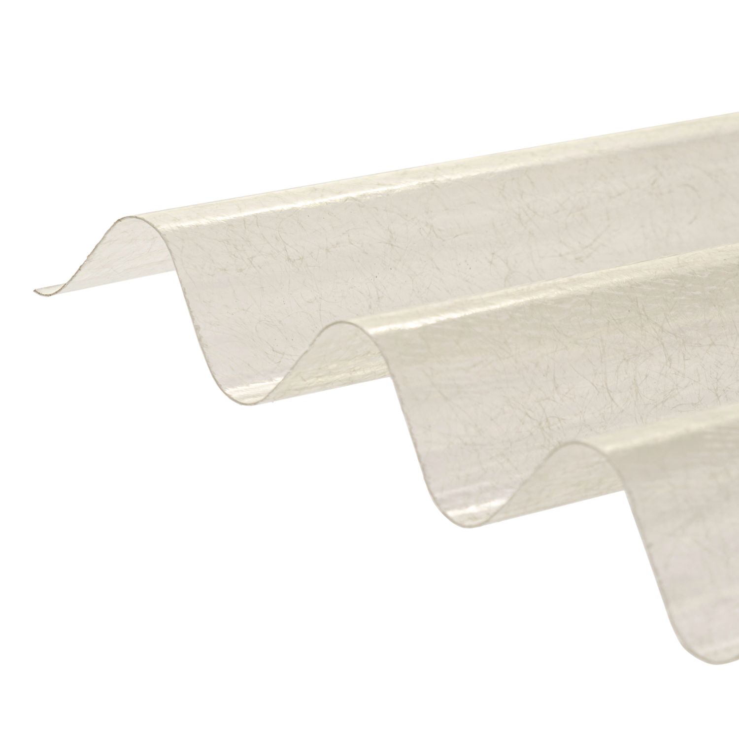 Radmat Building Materials Corrugated Polyester Roof Sheet Clear 2000mm x 0.7mm x 950mm (343CY)