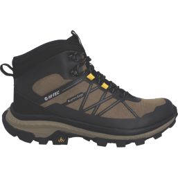 Hi-Tec Infuse Mid Size 12  Black / Brown Waterproof  Non Safety Work Boots