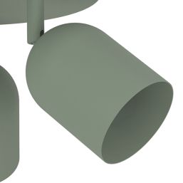 Eglo Tilston Round 3-Light Spotlight Green