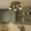 Eglo Tilston Round 3-Light Spotlight Green