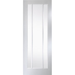 Jeld-Wen Worcester 3-Clear Light Primed White Wooden Traditional Internal Door 1981mm x 838mm