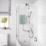 Mira Azora Frosted Green 9.8kW Thermostatic Dual Outlet Electric Shower