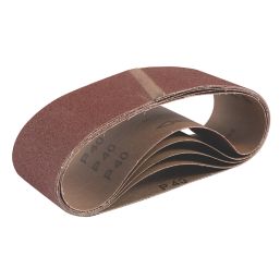 Titan  40 Grit Multi-Material Sanding Belt 533mm x 76mm 5 Pack