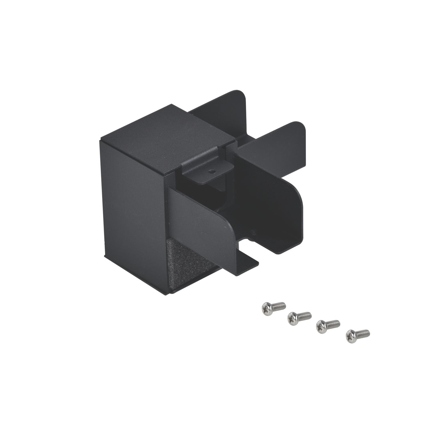Lexco 1-Circuit Pendant Light Corner Connector Black (343RE)