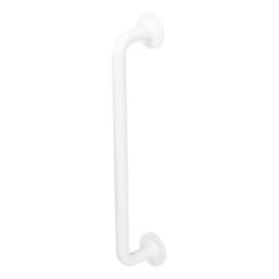 Rothley  Straight Household Steel Grab Rail Matt White 457mm