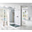 Essentials Rectangular Shower Tray with Waste Slate Grey 1700mm x 750mm x 25mm