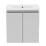 Newland  Double Door Wall-Mounted Vanity Unit with Basin Matt Pearl Grey 500mm x 370mm x 540mm