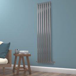 Towelrads Mayfair 1800mm x 305mm 1530BTU Chrome Vertical Designer Radiator