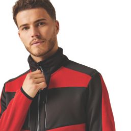 Regatta E-Volve Knit Stretch Midlayer Classic Red/Black 3X Large 50" Chest