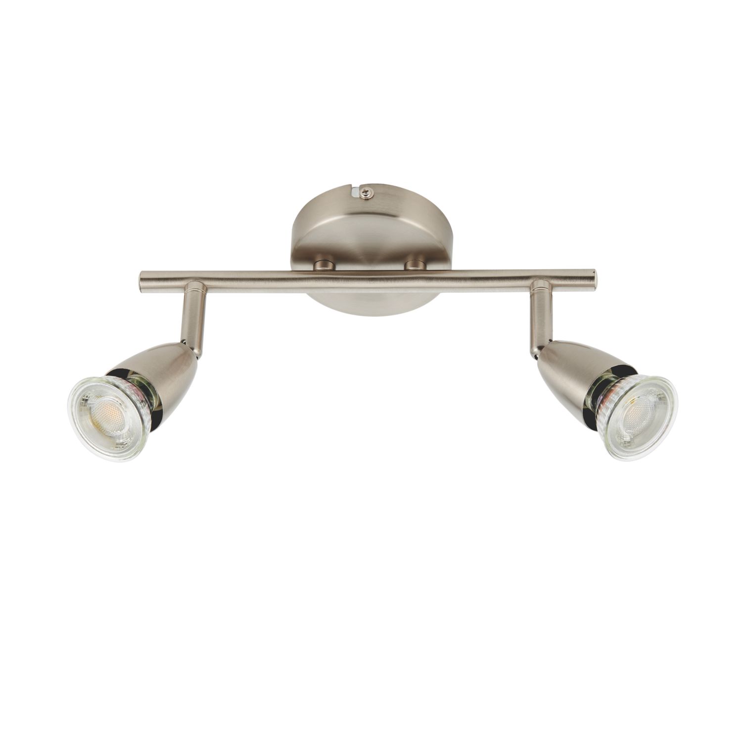 Saxby Amalfi Bar 2-Light Spotliight Satin Nickel (343VX)
