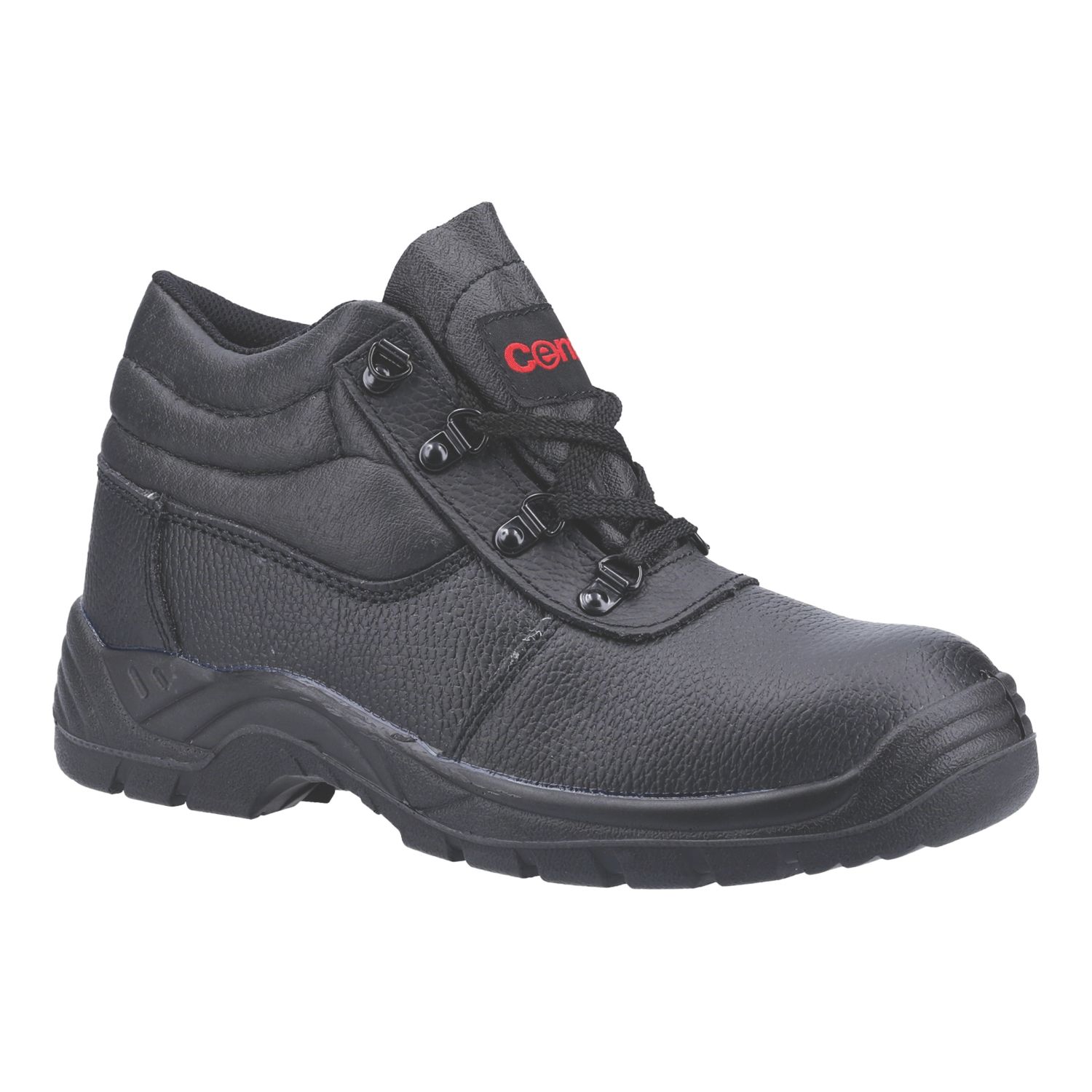 Centek Parker Size 3 Black Steel Toe Cap Safety Boots (343XC)