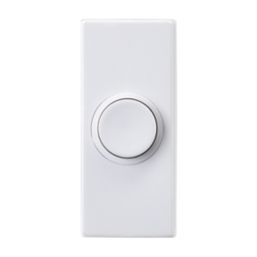 British General  Wired Door Chime Bell Push White