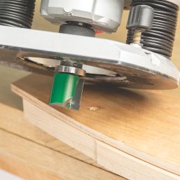 Trend C121BX1/4TC 1/4" Straight Bearing-Guided Template Profiler 12.7mm x 9.5mm