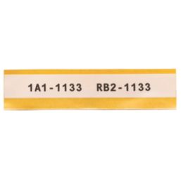 Brady 110930 Self-laminating Vinyl Wire and Cable Labels 38.10mm x 4.30m